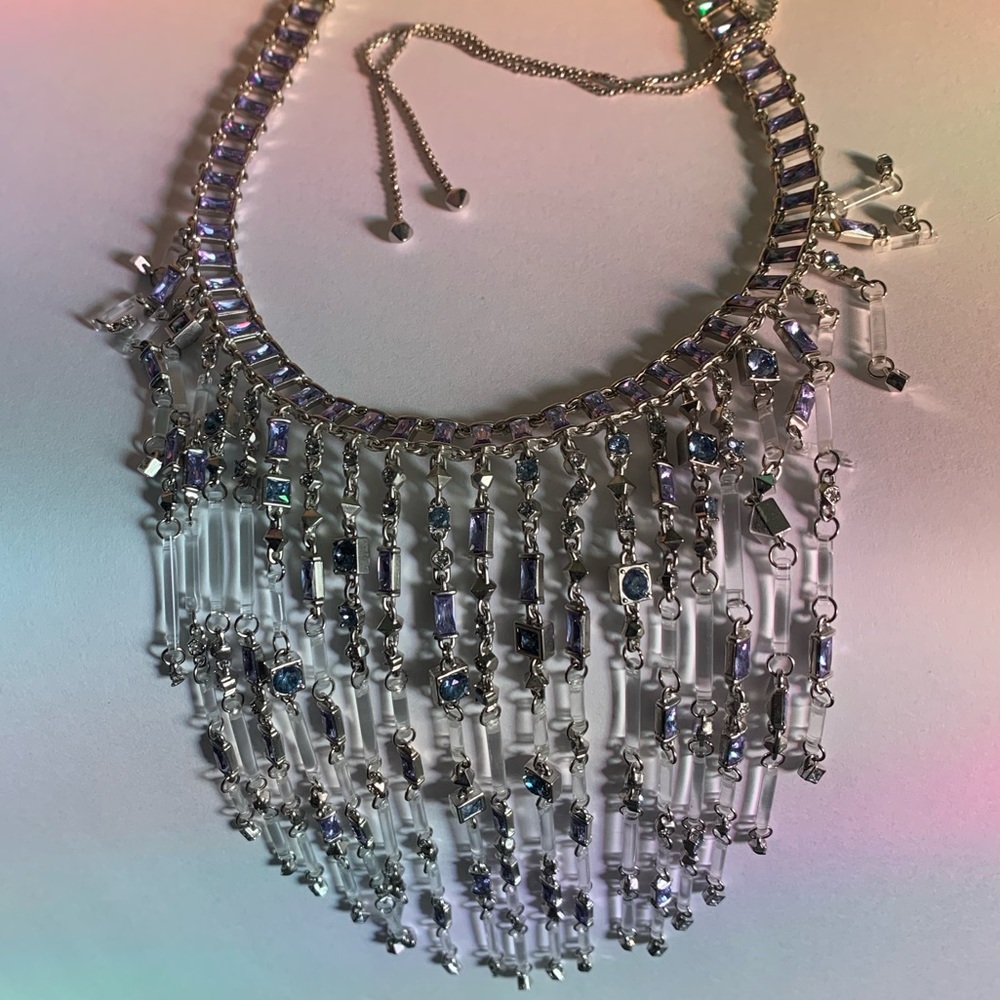 Kendra Scott Maxen Silver Statement Necklace